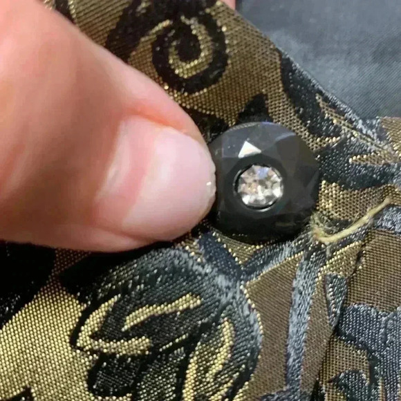 Chapter One Vintage Bronze and Black Vest. Fully Lined. Holiday Season Size  16 - Picture 5 of 10